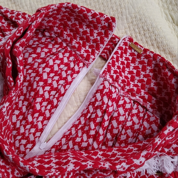 DoDo Bar Or Jacquard Knit Belted Mini Skirt Size S - Picture 9 of 9